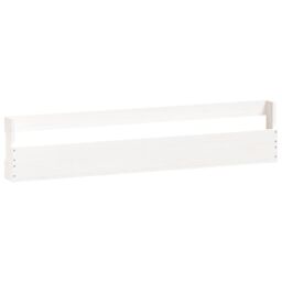 Berkfield Home Wall-mounted Shoe Racks 2 pcs White 110x9x23 cm Solid Wood Pine - Size: 110 x 9 x 23 cm - thumbnail 5