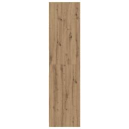 Berkfield Home Wardrobe Artisian Oak 80x50x200 cm Engineered Wood in Brown - Size: 80 x 50 x 200 cm - thumbnail 5