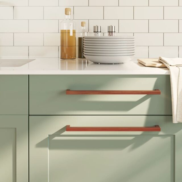 Berkfield Home Cabinet Handles 20 pcs Bronze 320 mm Stainless Steel in Brown - image 1