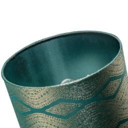 Happy Homewares Sophisticated Forest Green Lamp Shade with Intricate Geometric Pattern in Dark Green - Size: 12 inches - thumbnail 4