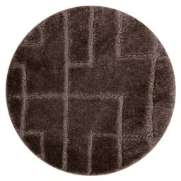 RugsX Dywaniki Łazienkowe Rug in Brown - Size: 100 cm diameter - thumbnail 1