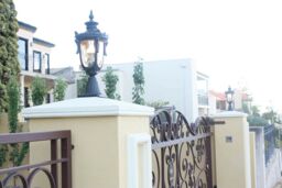 Loops Outdoor IP44 1 Bulb Wall Ground Pedestal Old Bronze LED E27 100W - thumbnail 2