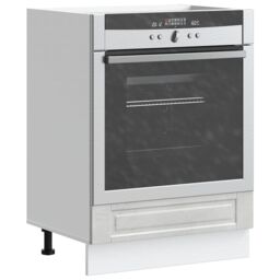 Berkfield Home Oven Cabinet¬†Porto Concrete Grey Engineered Wood - thumbnail 1