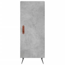 Berkfield Home Sideboard Concrete Grey 34.5x34x90 cm Engineered Wood - thumbnail 6