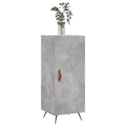 Berkfield Home Sideboard Concrete Grey 34.5x34x90 cm Engineered Wood - thumbnail 3