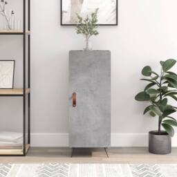 Berkfield Home Sideboard Concrete Grey 34.5x34x90 cm Engineered Wood - thumbnail 2