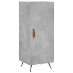 Berkfield Home Sideboard Concrete Grey 34.5x34x90 cm Engineered Wood - thumbnail 1