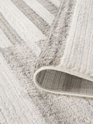 Desire Rugs Mabel Modern Contemporary Living Room Area Rug - Patch Design in Stone - Size: 200 cm x 290 cm - thumbnail 3