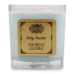KDMD Soybean Jar Candles - Baby Powder in Blue