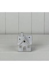 KDMD Ceramic House Ornament with LED - 8mm in White - thumbnail 1