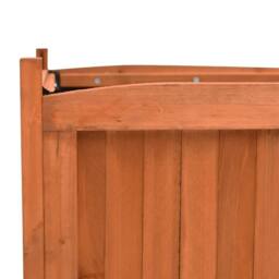 Berkfield Home Raised Beds 2 pcs 50x50x50 cm Firwood in Brown - Size: 50 x 50 x 50 cm - thumbnail 4