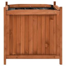 Berkfield Home Raised Beds 2 pcs 50x50x50 cm Firwood in Brown - Size: 50 x 50 x 50 cm - thumbnail 3