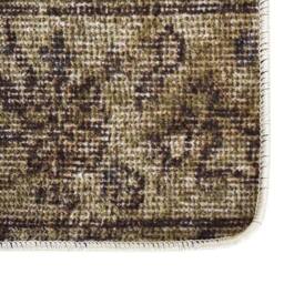 Berkfield Home Rug Washable Patchwork 80x150 cm Multicolour Anti Slip - Size: 100 cm diameter - thumbnail 1