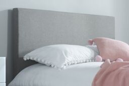 Birlea TV Bed Frame Plaza Grey Upholstery Fabric Bedstead - Size: King - thumbnail 3