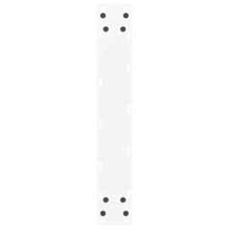 Berkfield Home Coffee Table Legs U-Shaped 2 pcs White 40x(100-101) cm Steel - thumbnail 7