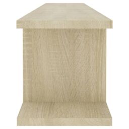 Berkfield Home Wall Shelf 2 pcs Sonoma Oak 105x18x20 cm Engineered Wood in Brown - Size: 105 x 18 x 20 cm - thumbnail 6