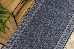 RugsX Anti-Slip Grek Runner in Grey - Size: 120 cm x 120 cm - thumbnail 5
