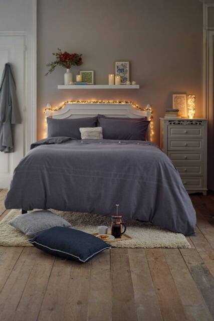 Deyongs Southwick Melange Look Housewife Pillowcase Pair - Smooth & Soft - 1846 in Navy - Size: Standard Pillow Case - image 1