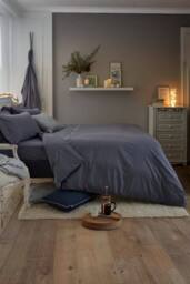 Deyongs Southwick Melange Look Housewife Pillowcase Pair - Smooth & Soft - 1846 in Navy - Size: Standard Pillow Case - thumbnail 3