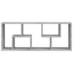 Berkfield Home Wall Shelf Grey Sonoma 36x16x90 cm Engineered Wood - Size: 36 x 16 x 90 cm - thumbnail 4