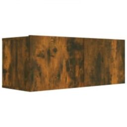Berkfield Home 3 Piece TV Cabinet Set Smoked Oak Engineered Wood in Brown - thumbnail 5