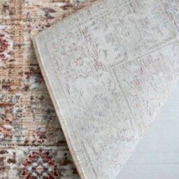 The Rug Shop UK Beige Traditional Easy to clean Machine Made Abstract Abstract Area Rug - Size: 200 cm x 290 cm - thumbnail 3
