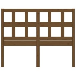 Berkfield Home Bed Headboard Honey Brown 205.5x4x100 cm Solid Wood Pine - thumbnail 4