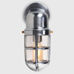 ValueLights Quay Single Silver Outdoor Wall Lantern - thumbnail 4