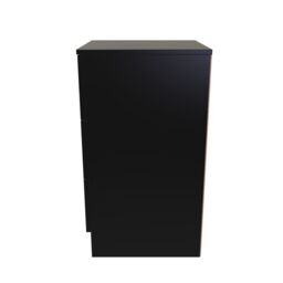 Ready Assembled 2 U Hampshire 3 Drawer Bedside Cabinet (Ready Assembled) in Black - thumbnail 2