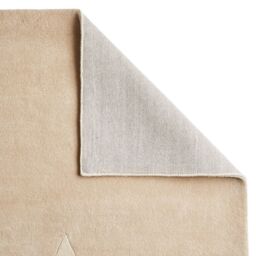 The Rug Shop UK Beige Handmade Abstract Polyester Luxurious Easy To Clean Area Rug - Size: 150 cm x 230 cm - thumbnail 3
