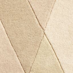 The Rug Shop UK Beige Handmade Abstract Polyester Luxurious Easy To Clean Area Rug - Size: 150 cm x 230 cm - thumbnail 5