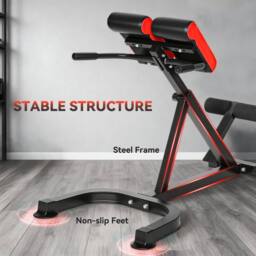 NESTLUNE oman Chair, Heavy-Duty 5-Level Adjustable Bench f in Black - Size: 0-12 m - thumbnail 5