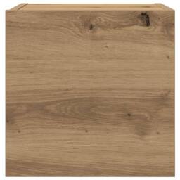 Berkfield Home Wall Mounted TV Cabinet Artisan Oak 30.5x30x30 cm in Brown - thumbnail 4