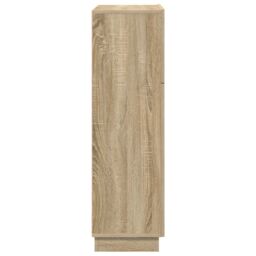 Berkfield Home Sonoma Oak Computer Desk Sonoma oak Particle board Medium in Brown - thumbnail 6