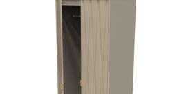 Ready Assembled 2 U Dallas 2 Door 2 Drawer Wardrobe (Ready Assembled) in Light Brown - thumbnail 5
