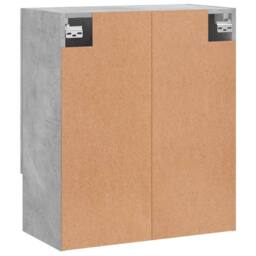 Berkfield Home Wall Cabinet Concrete Grey 60x31x70 cm Engineered Wood - Size: 60 x 31 x 70 cm - thumbnail 8