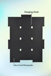 "Arpan Multi Apperture Picture/Photo Frame, Holds 12 x 6"" X4"" Photos in White" - thumbnail 3