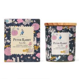 Peter Rabbit Pink Peony Blossom Scented Candle 1 Wick Wood Lid 30hr Burn - Size: Medium - thumbnail 2