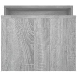 Berkfield Home Modern Coffee Table Set Grey Sonoma 100x48x40 cm Engineered Wood - Size: 100 x 48 x 40 cm - thumbnail 5