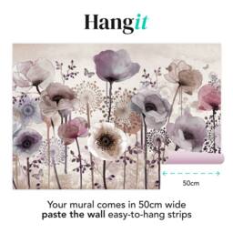 Superfresco Easy Poppy Purple Print To Order 3m x 2.8m Mural - thumbnail 3