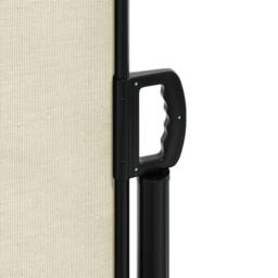 Berkfield Home Retractable Side Awning Cream 120x600 cm - thumbnail 8