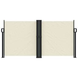 Berkfield Home Retractable Side Awning Cream 120x600 cm