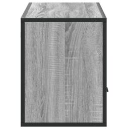 Berkfield Home TV Cabinet Grey Sonoma 100x31x39.5 cm Engineered Wood & Metal - thumbnail 5
