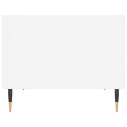Berkfield Home Decorative Coffee Table White 60x50x40 cm Engineered Wood - Size: 60 x 50 x 40 cm - thumbnail 5