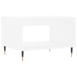 Berkfield Home Decorative Coffee Table White 60x50x40 cm Engineered Wood - Size: 60 x 50 x 40 cm - thumbnail 3