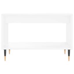 Berkfield Home Decorative Coffee Table White 60x50x40 cm Engineered Wood - Size: 60 x 50 x 40 cm - thumbnail 4
