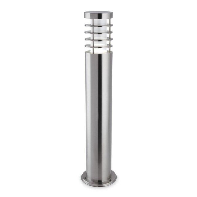 Netlighting Tamar Outdoor Integrated LED Bollards Stainless Steel IP44 in Grey