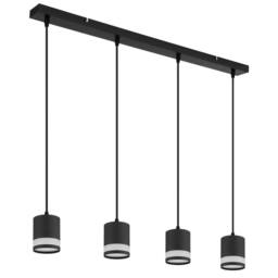 Netlighting Lucero Bar Pendant Ceiling Light Matt Black 4x GX53 3000K - thumbnail 2