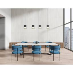 Netlighting Lucero Bar Pendant Ceiling Light Matt Black 4x GX53 3000K - thumbnail 4