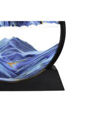 Living and Home Decorative Moving Sand Art Picture in Motion in Blue - thumbnail 7